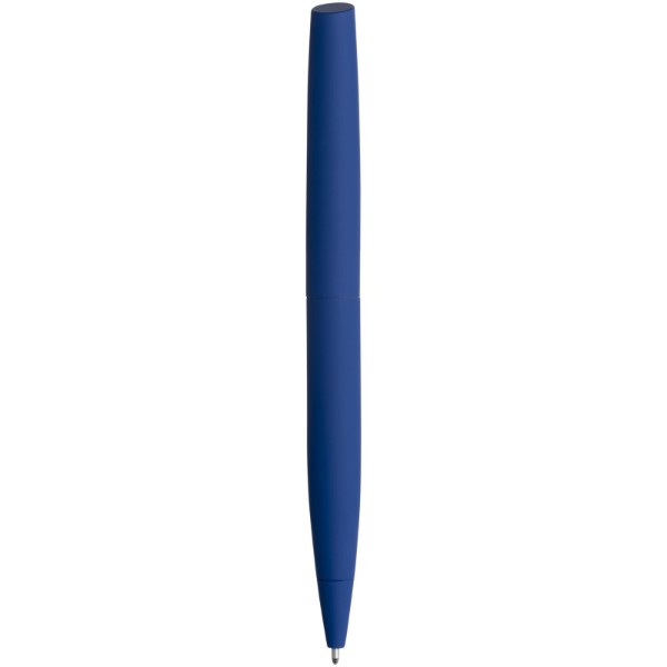 Kuličkové pero Milos s jemným úchopem - Tmavě modrá