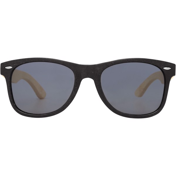 Sun Ray bamboo sunglasses - Solid Black