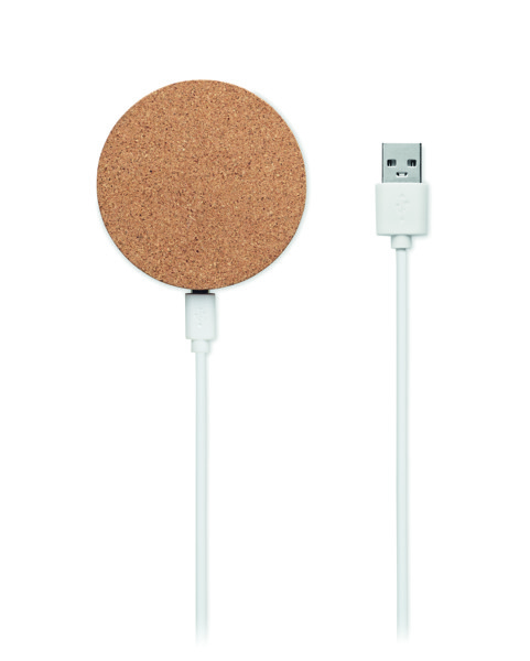Koke wireless charger, cork, 10W output