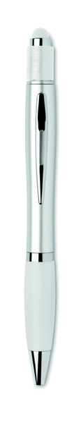 Spinner stylus pen recycled ABS, 146 mm - White