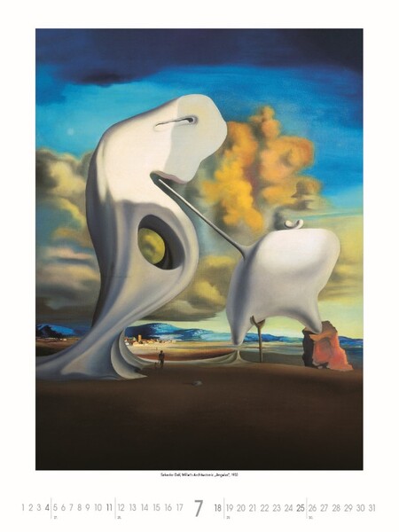 Nástenný Kalendár Salvador Dalí 2027