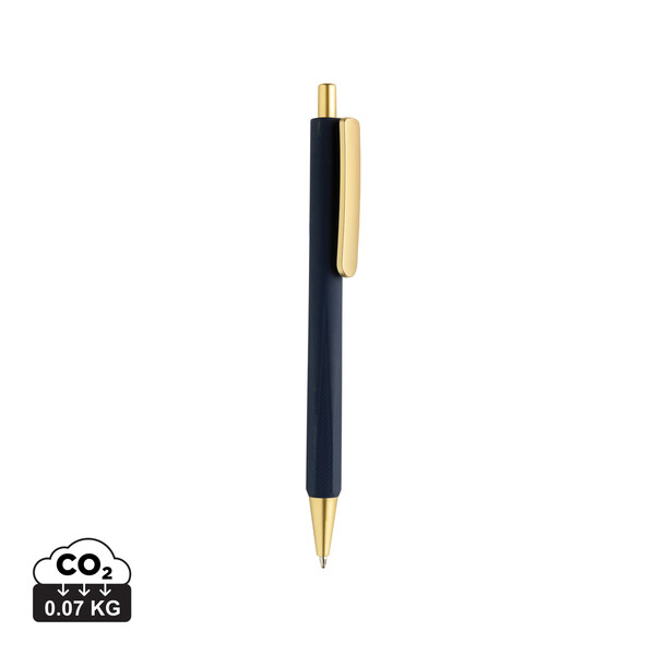 Stylo luxe à trois faces EDGE RCS - Bleu Marine