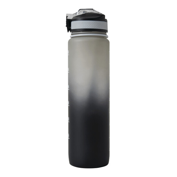 Sports Water Bottle Hydro Level - Black / Grey