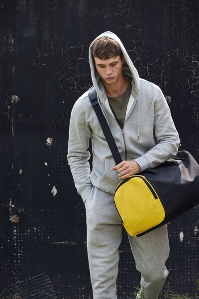 Bicolor Sport Bag - Forest Green / Light Grey / M