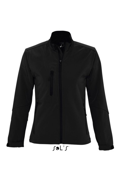 Sol's Roxy - Women's Softshell Zipped Jacket - Black / XL