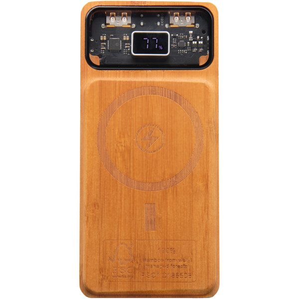 SCX.design P48 10.000 mAh magnetic 15W wooden power bank