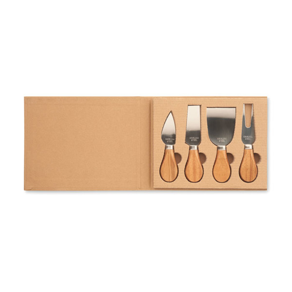 Set de 4 couteaux à fromage Quattro