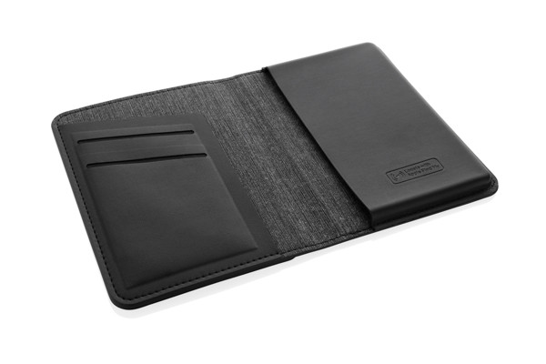 Trackmate RCS rpolyester passport holder worldwide locating