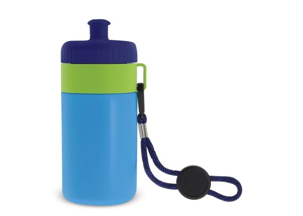 Sports bottle with edge and cord 500ml - Combination