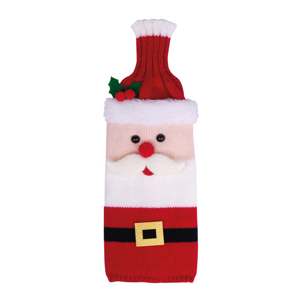 Xmas Wine Bottle Cover Antarctic