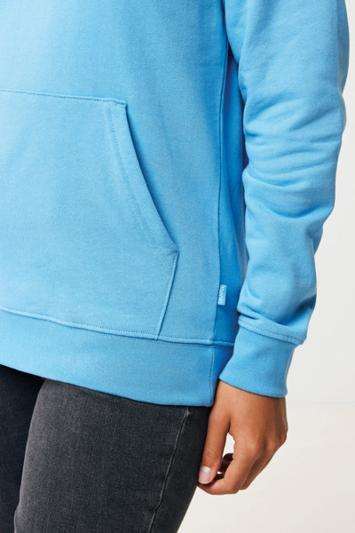 Sweat à capuche en coton recyclé Iqoniq Jasper - Tranquil Blue / XL