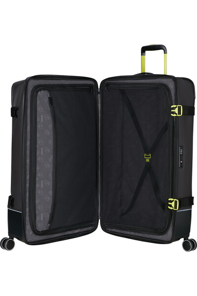 American Tourister - Urban Track Spinner L Coated - Black/Lime