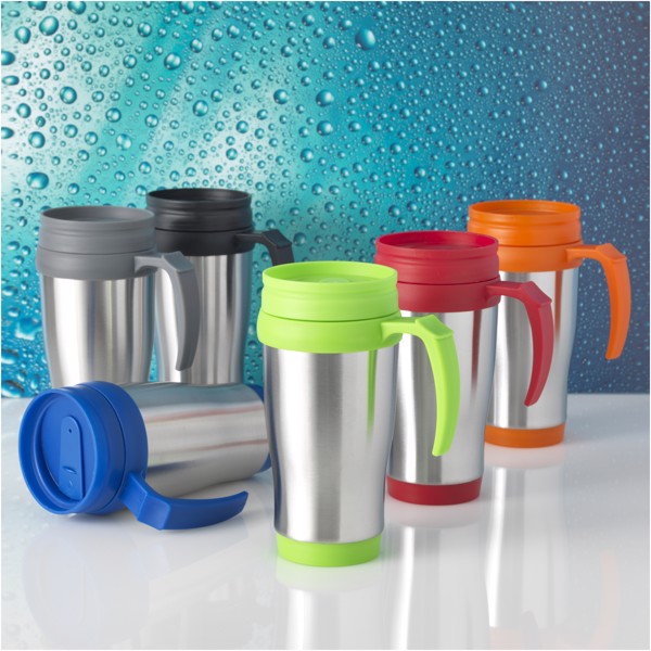 Sanibel 400 ml insulated mug - Silver / Grey