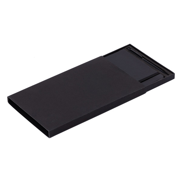 Abrantes notepad & pen set - Black