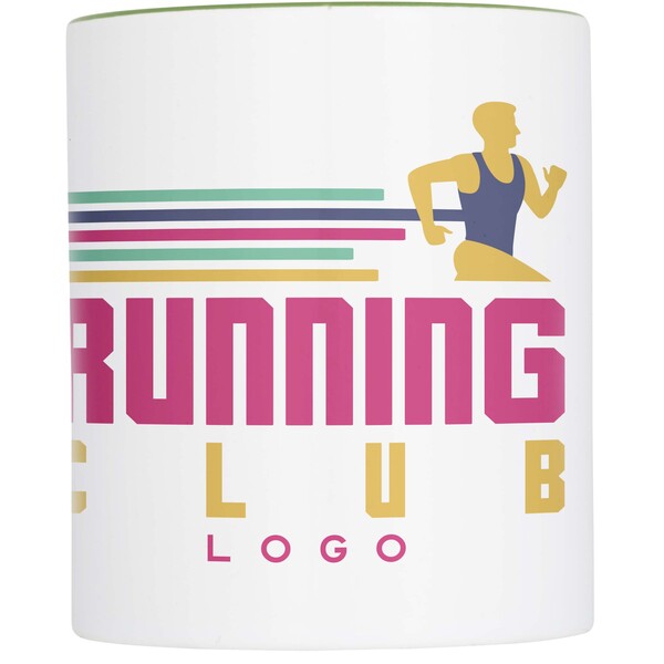 Tasse Pix de 330ml de style pop pour marquage sublimation - Vert