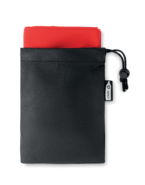 Serviette de sport en RPET Tuko Rpet - Rouge