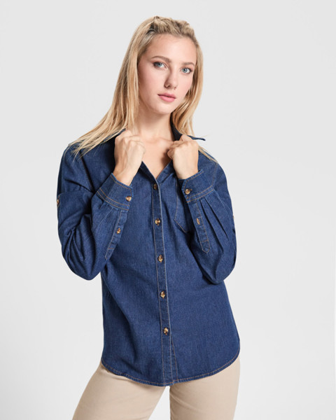 Lujan Woman Shirt - Blue Jeans / S