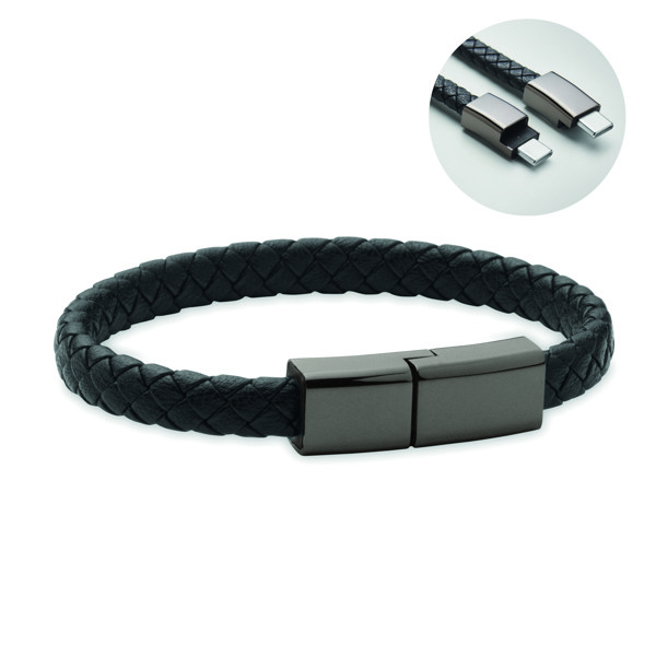 Braided bracelet cable type-C Fauleti Charge