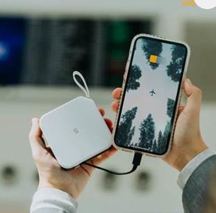 Powerbank Traveler 4in1 10000mAh - WHITE