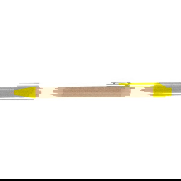 Notizbuch ca. A6 mit Kugelschreiber - gelb