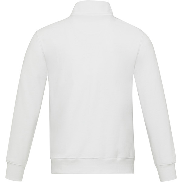 Pull Galena unisexe recyclé à fermeture éclair intégrale Aware™ - Blanc / 2XL