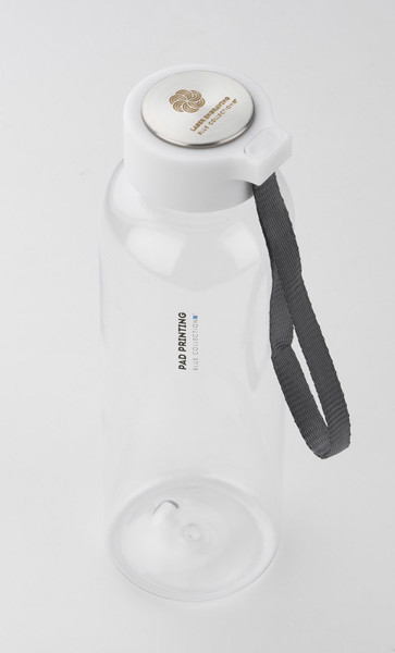 Water bottle CLEAR 500 ml - white