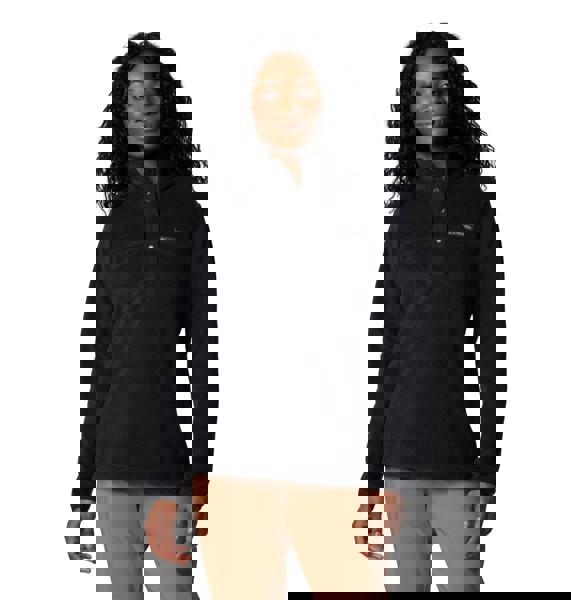 Columbia Women's Benton Springs™ 1/2 Snap Pull Over II Fleece - BLACK - M