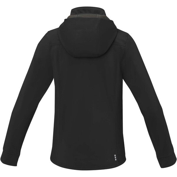 Langley women's GRS recycled softshell jacket - Black / 2XS