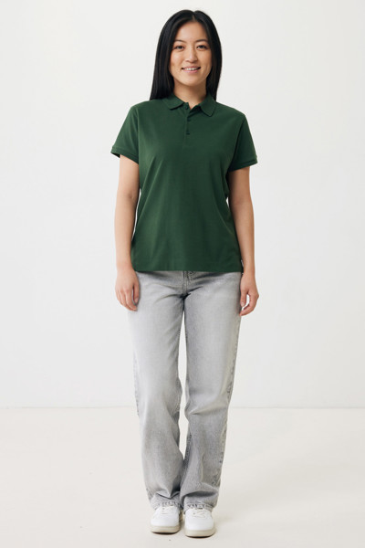 Dámské polo tričko Iqoniq Yosemite z recykl. bavlny - Forest Green / XXS
