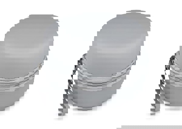 Contoured memory foam travel pillow with EVA case