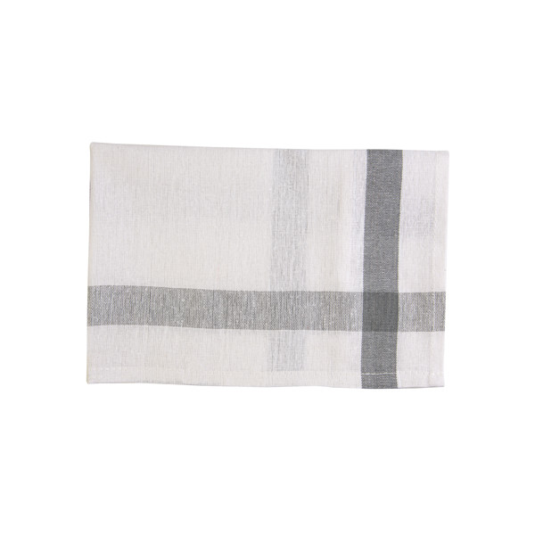 Cotton Dishcloth/Tea Towel, 45 X 65 Cm - Grey