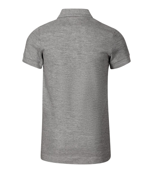 Polo Shirt Kids Malfini® Pique Polo - Dark Gray Melange / 146 cm/10 years
