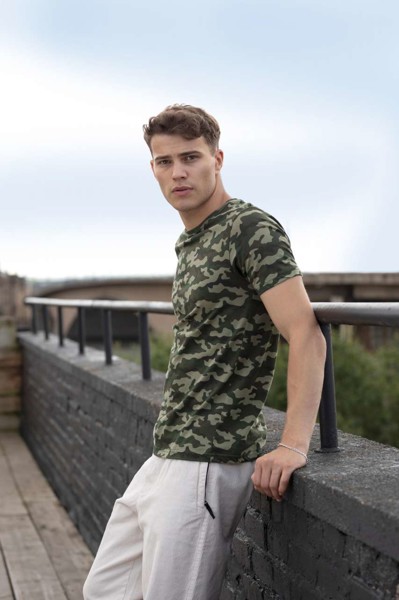 Kamuflažni T - Crvena Camo / L