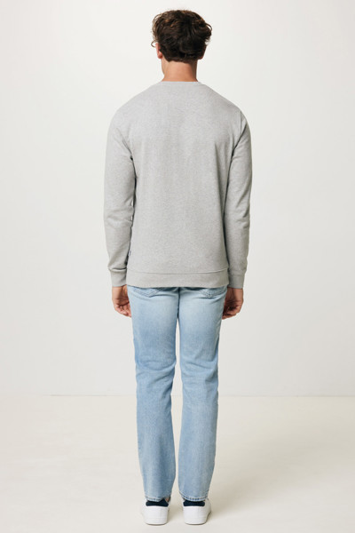 Lehká mikina Iqoniq Etosha z recykl. bavlny - Light Heather Grey / 5XL