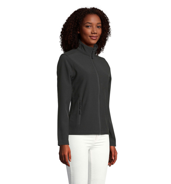RACE WOMEN SOFTSHELL ZIP - BlackXXL