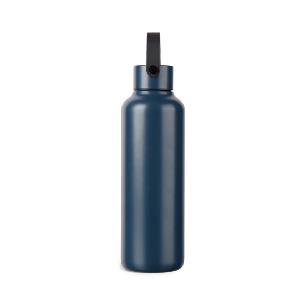 VINGA Bouteille 600ml en acier recyclé RCS Baltimore - Bleu Marine