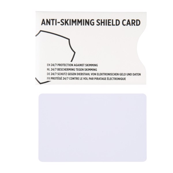 XD - Anti-skimming RFID shield card with active jamming chip