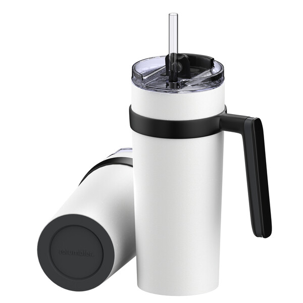 myORINOCO CERAMIC - Mug: white, Ring: dark grey, Bottom: dark grey