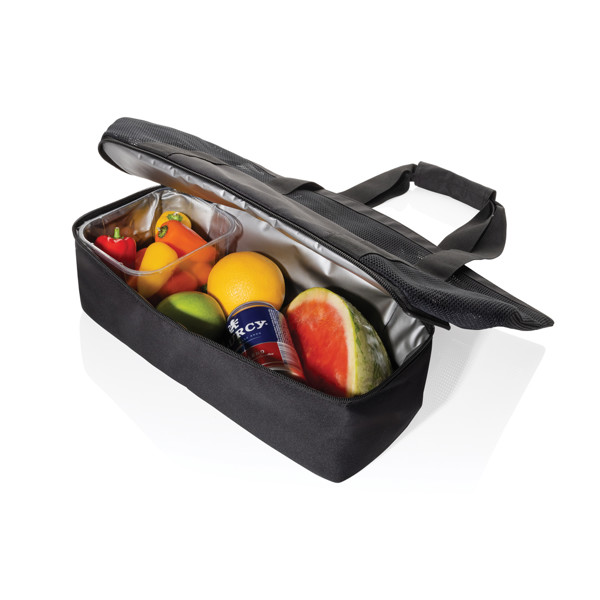 Iqlo Aware™ RPET 2-in-1 cooler tote - Black