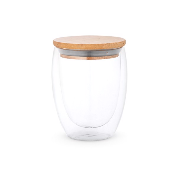 ECUADOR 350. Tasse de voyage 350mL en verre borosilicate