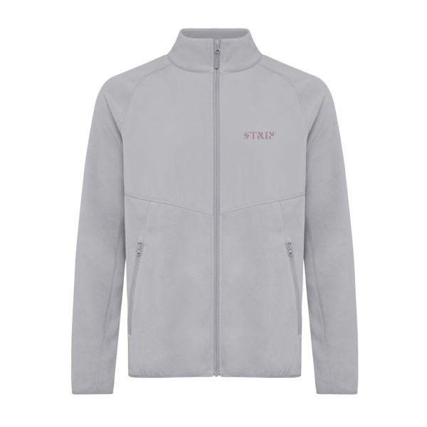 Polaire à zip en polyester recyclé Iqoniq Talung - Storm Grey / M