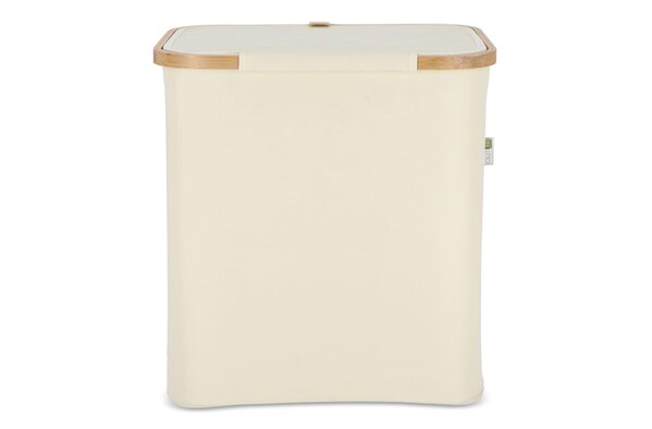 InSideOut folding basket with lid Sogne 40.5 x 33 x 42cm rPET - Ecru