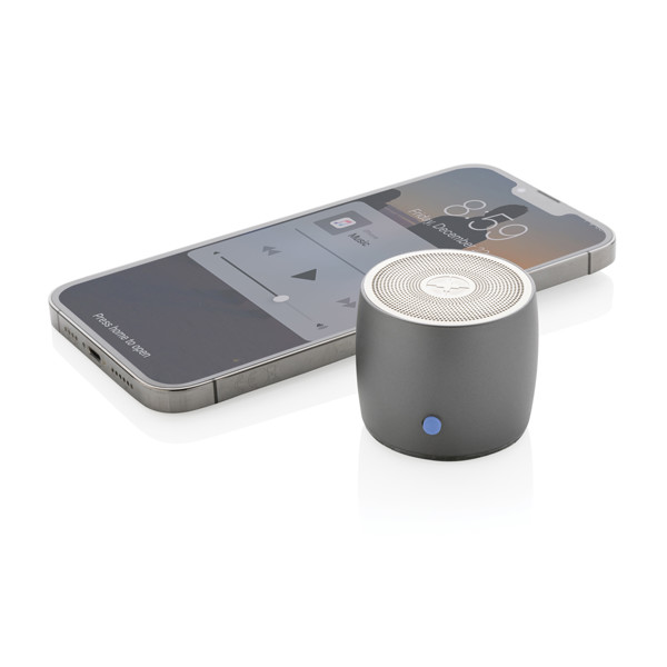 Zvočnik Swiss Peak 3 W, 500 mAh recikliran aluminij