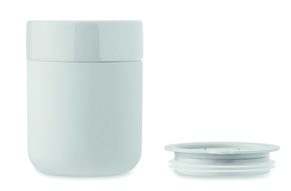 Keramikbecher 330 ml Qeram - Weiß