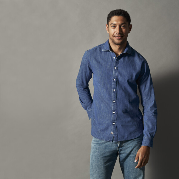 Cottover Gots Denim Slim Fit Man Blue 36