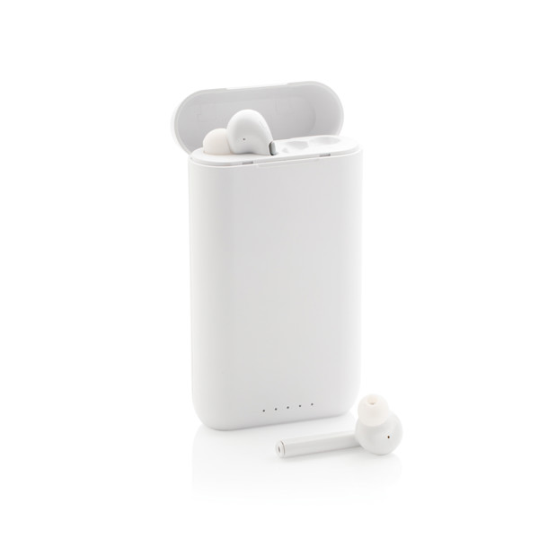 TWS sluchátka Liberty s powerbankou 5 000 mAh