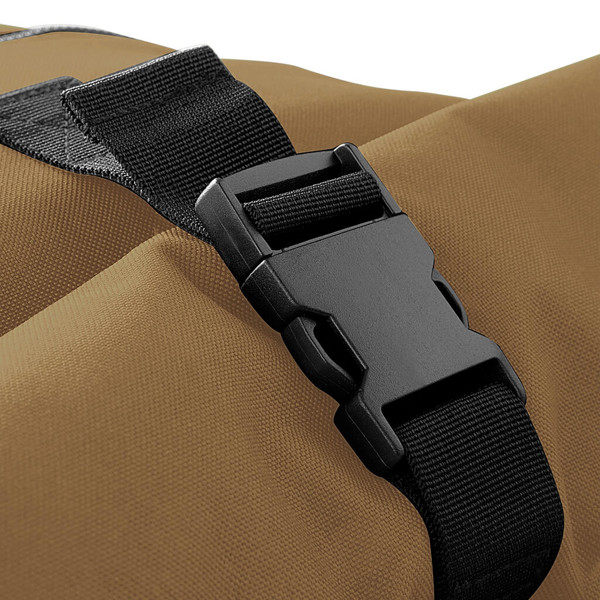 Roll-Top Backpack - Black / ONE SIZE