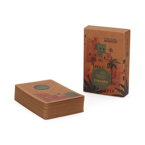 54 Recycled Playing cards, your design on 1 side - Full colour
