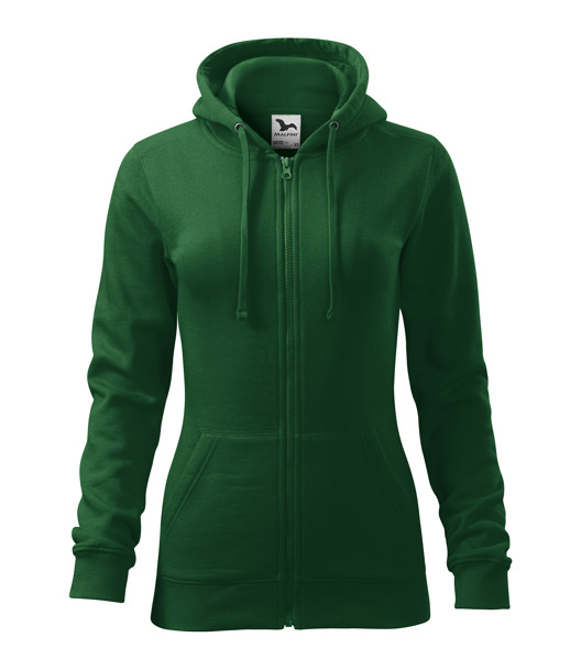 Mikina Dámská Malfini® Trendy Zipper - Lahvově Zelená / XS