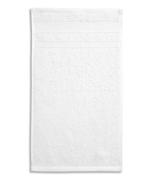 Malý Ručník Unisex Malfini® Organic (Gots) - Bílá / 30 x 50 cm